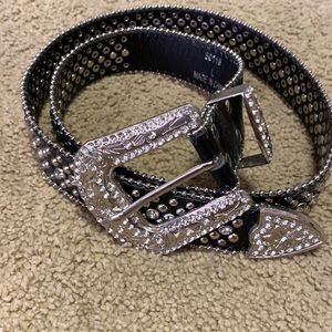 Western Rhine Stone like B.B Simon Belt